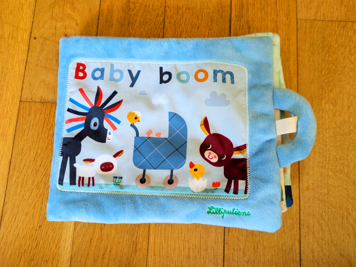 Livre d'activités Baby Boom de Lilliputiens.