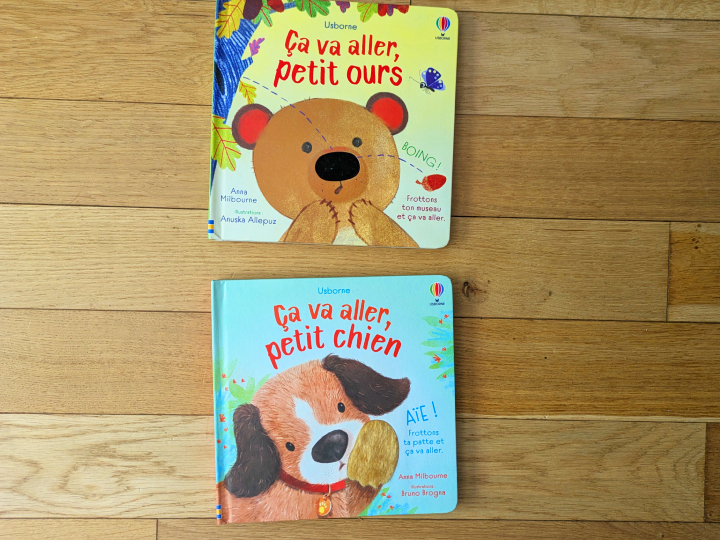 Ça va aller, petit chien et Ça va aller, petit ours de Anna Milbourne