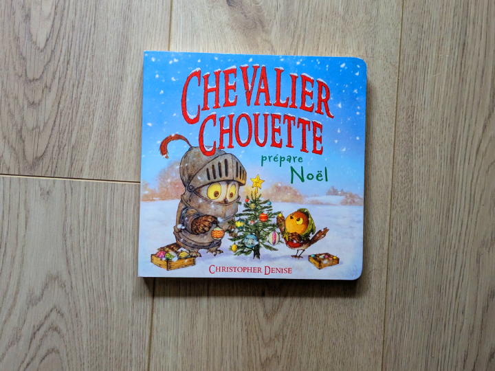 Chevalier Chouette prépare Noël de Christopher Denise.