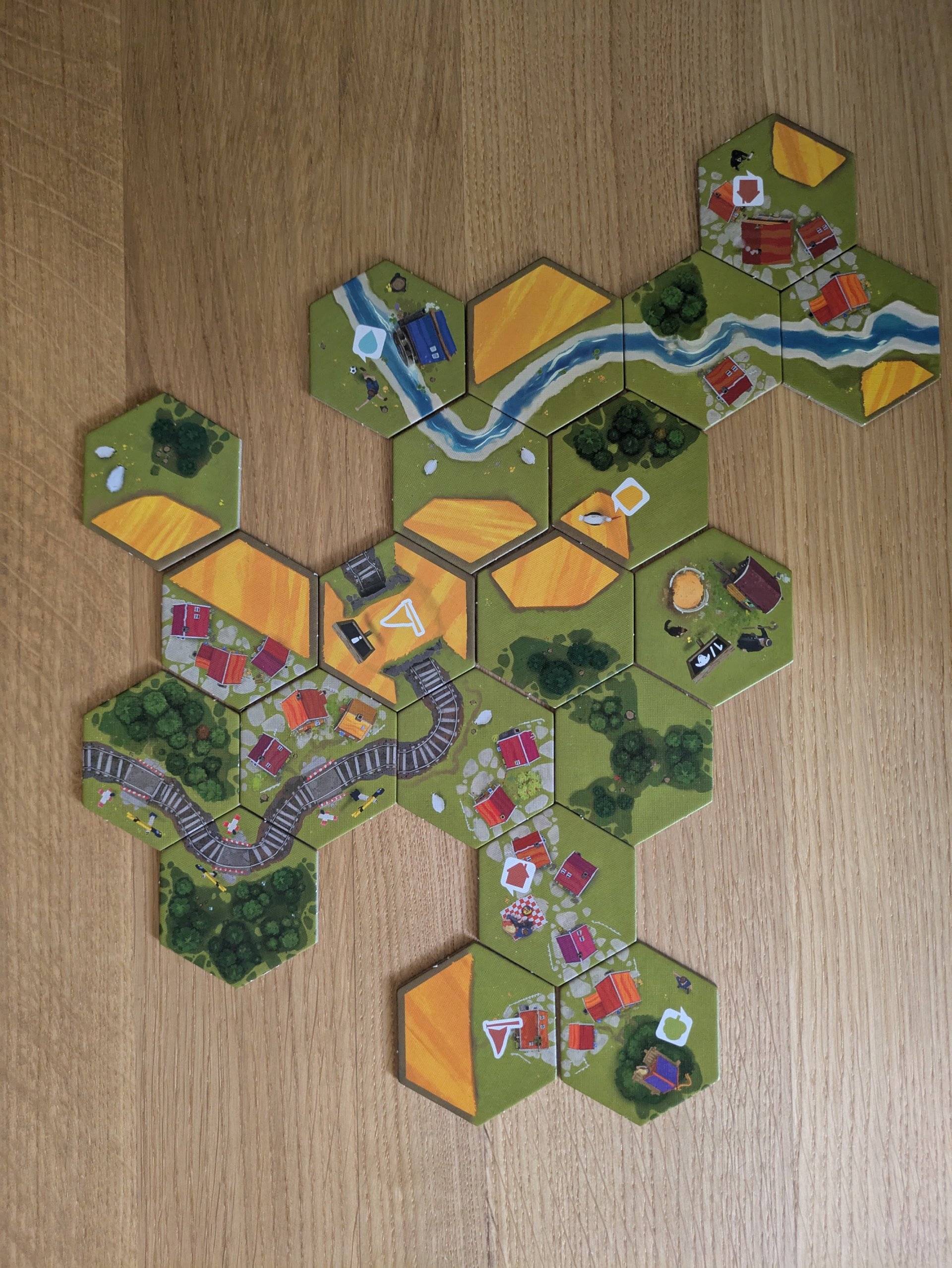 Un jeu coopératif de placement de tuiles
