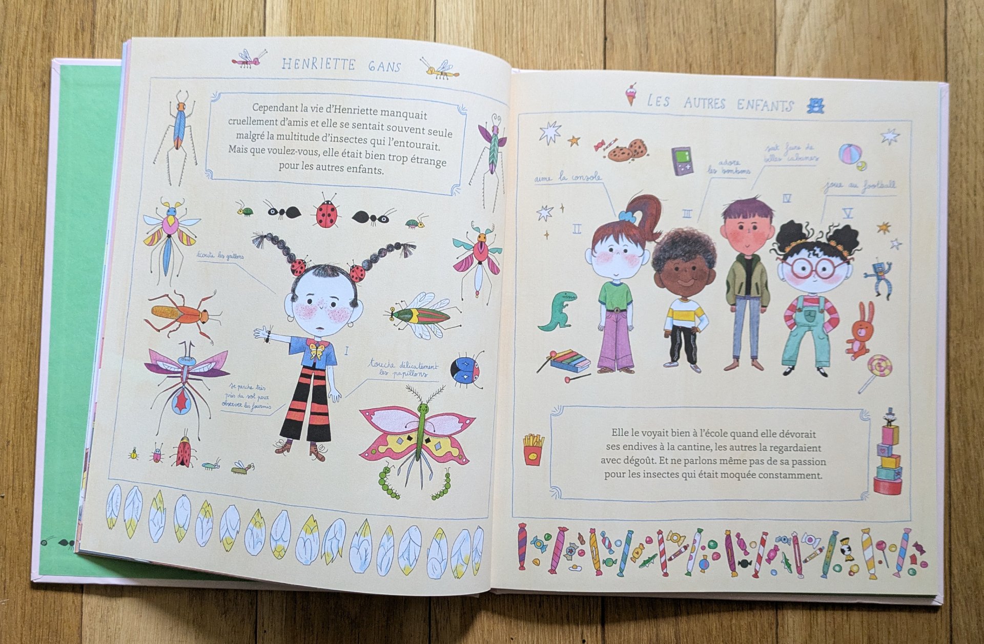 Des illustrations très colorées