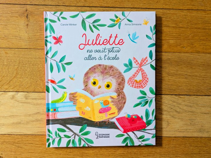 Juliette ne veut plus aller à l'école de Carole Minker et Anna Simeone.