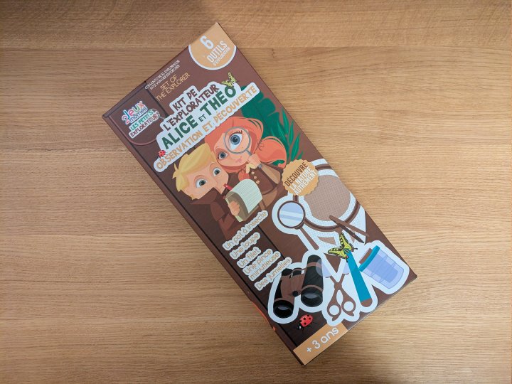Le kit de l'explorateur, Alice et Théo : observation et discovery