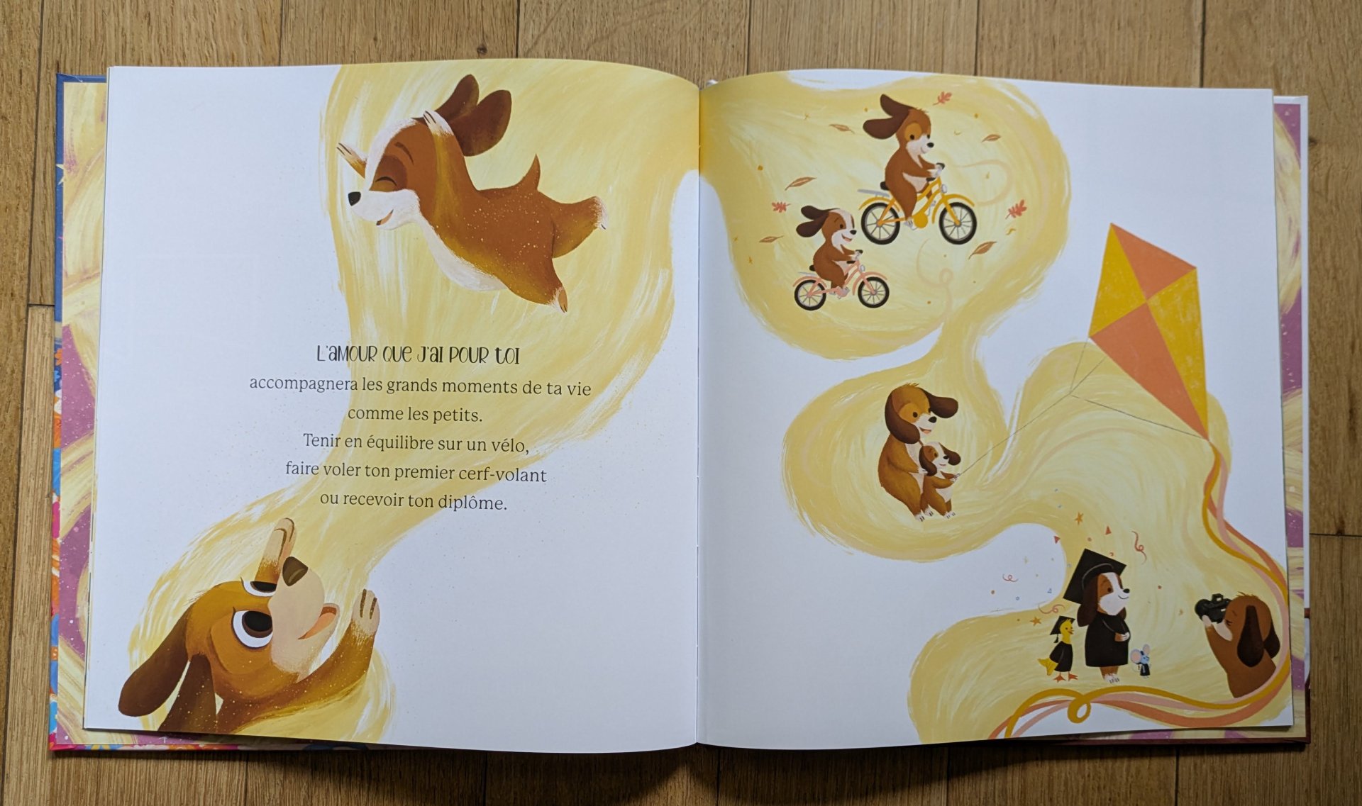 Des illustrations très colorées et touchantes
