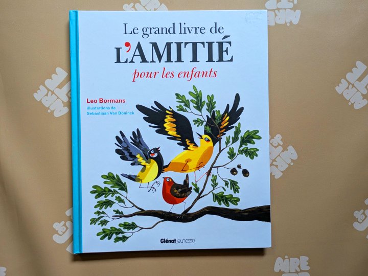Le grand livre de l'amitié pour les enfants de Leo Bormans et Sebastiaan Van Doninck.