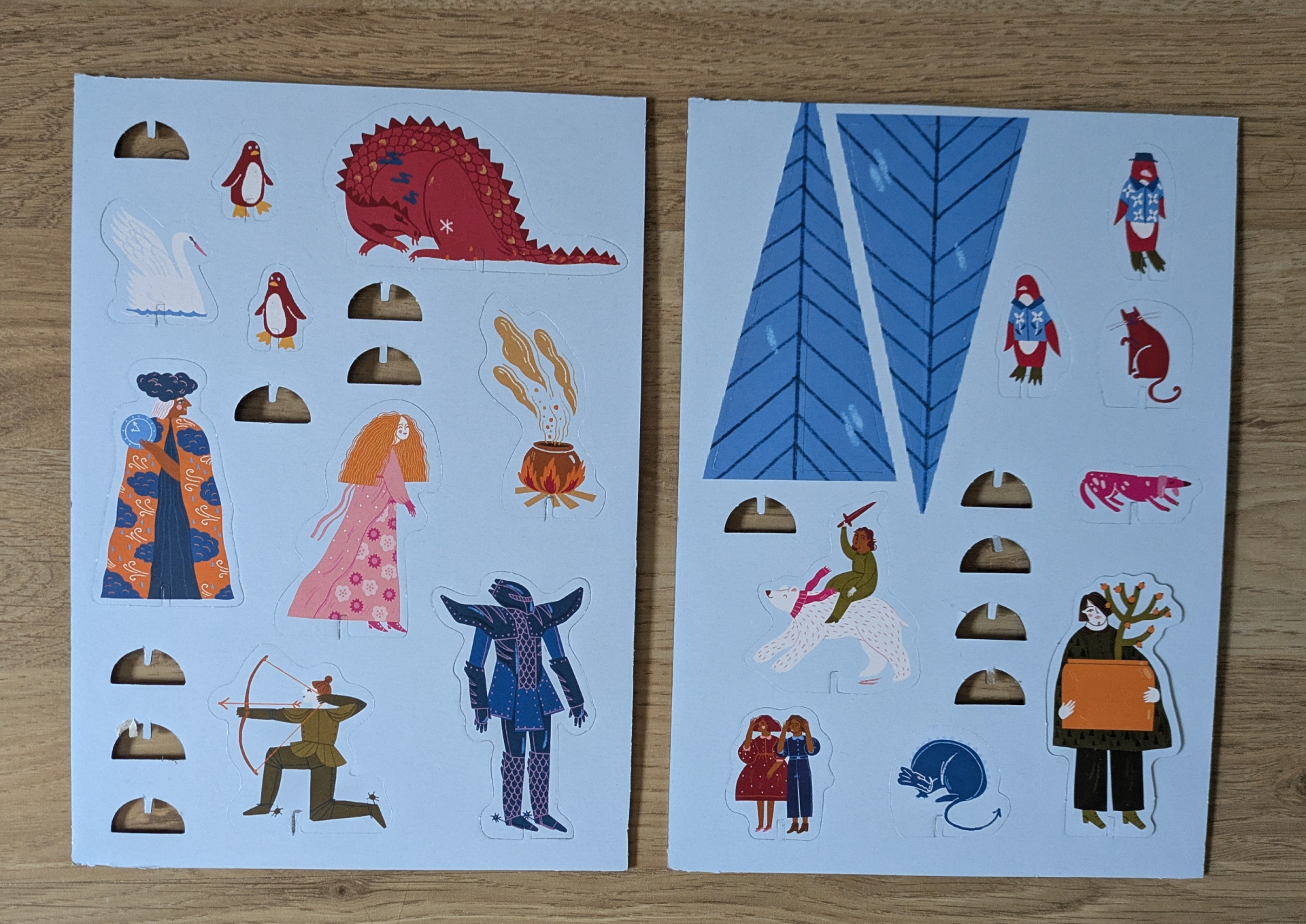 Les personnages/animaux à monter