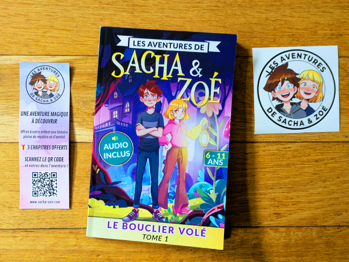 Les aventures de Sacha & Zoé - Le bouclier volé - Tome 1 de Lilena Rousseau et Sofiane Chabane.