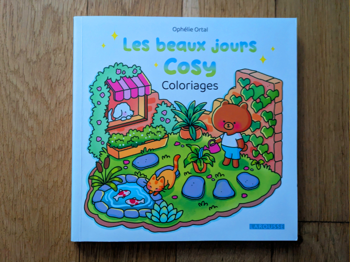 Les beaux jours cosy coloriages  de Ophélie Ortal.