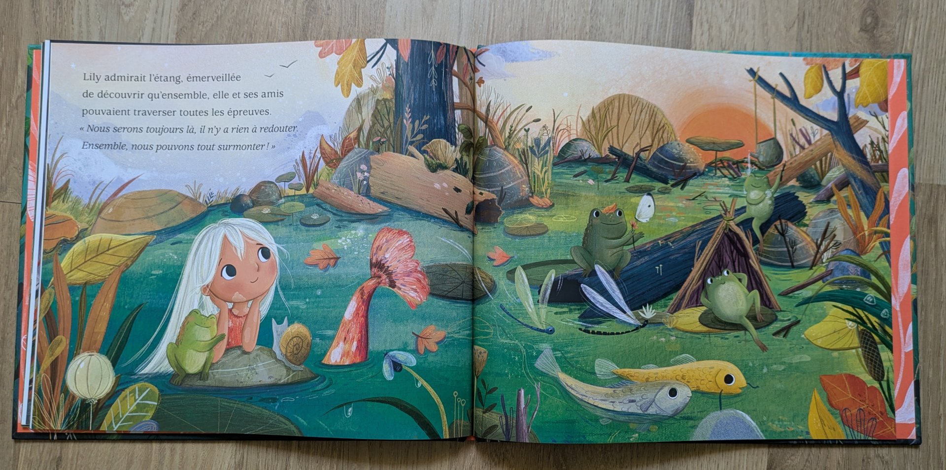 De belles illustrations très colorées