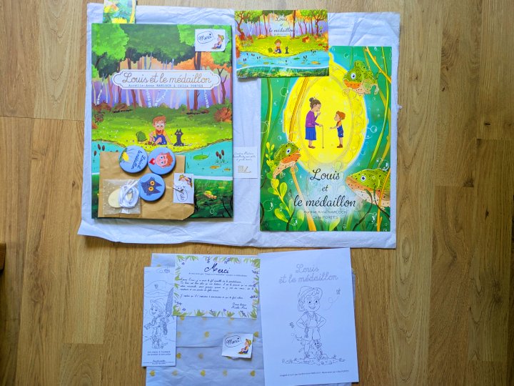 Des goodies avec le livre