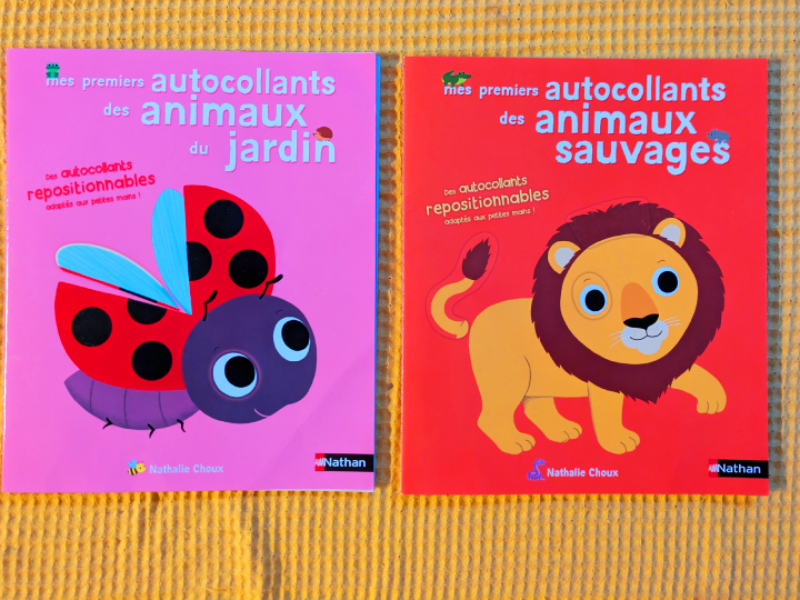 Mes premiers autocollants - Les animaux du jardin et des animaux sauvages de Nathalie Choux