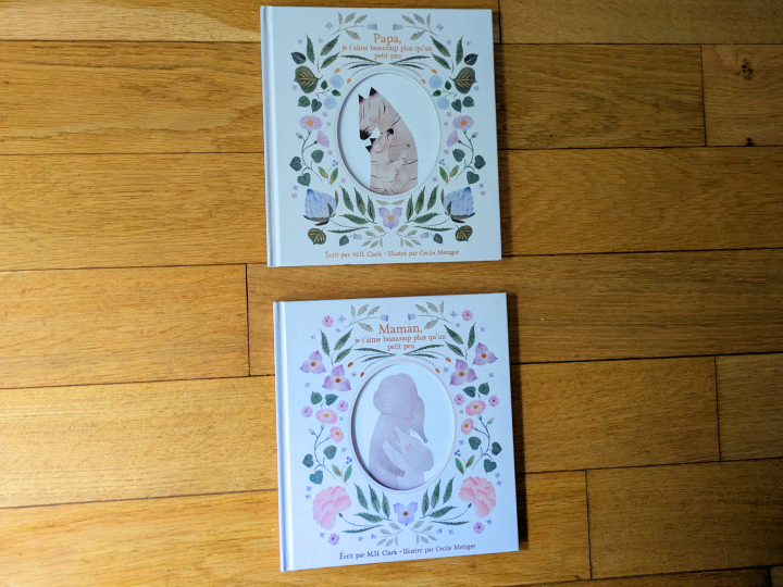 Papa je t'aime beaucoup plus qu'un petit peu et Maman je t'aime beaucoup plus qu'un petit peu de de M. H. Clark et Cécile Metzger.