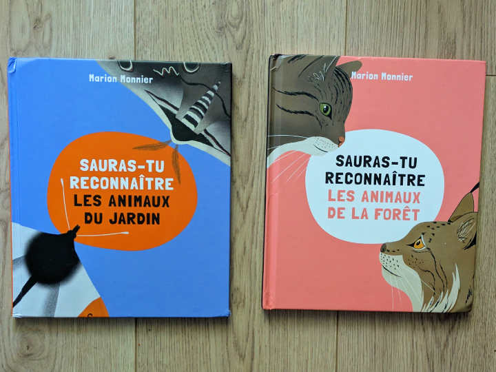 Sauras-tu reconnaître les animaux du jardin ? Sauras-tu reconnaître les animaux de la forêt? et de Marion Monnier
