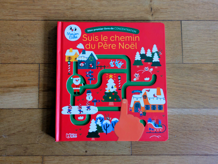 Mon premier livre de concentration: Suis le chemin du Père Noël de Marion Billet 